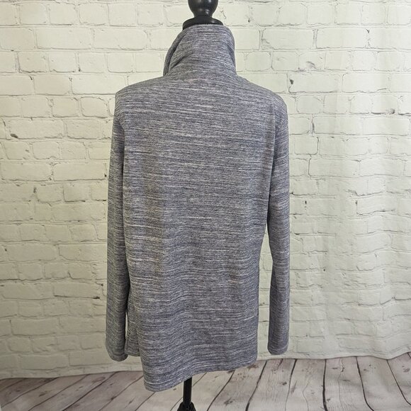 Danskin Blue French Terry Bliss Wrap Cardigan M - Picture 4 of 7